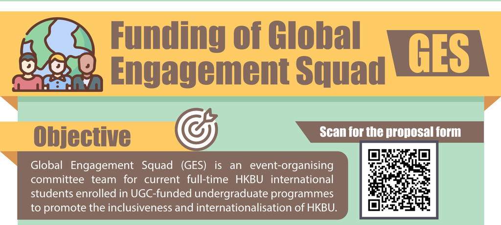 Click here to know more about the funding of the Global Engagement Squad (GES)